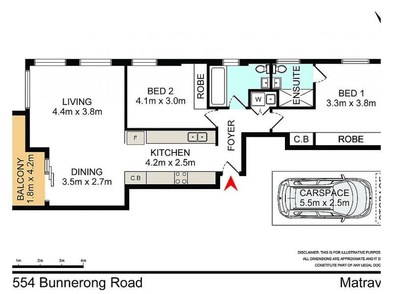 15/554 Bunnerong Road, Matraville NSW 2036 Floorplan