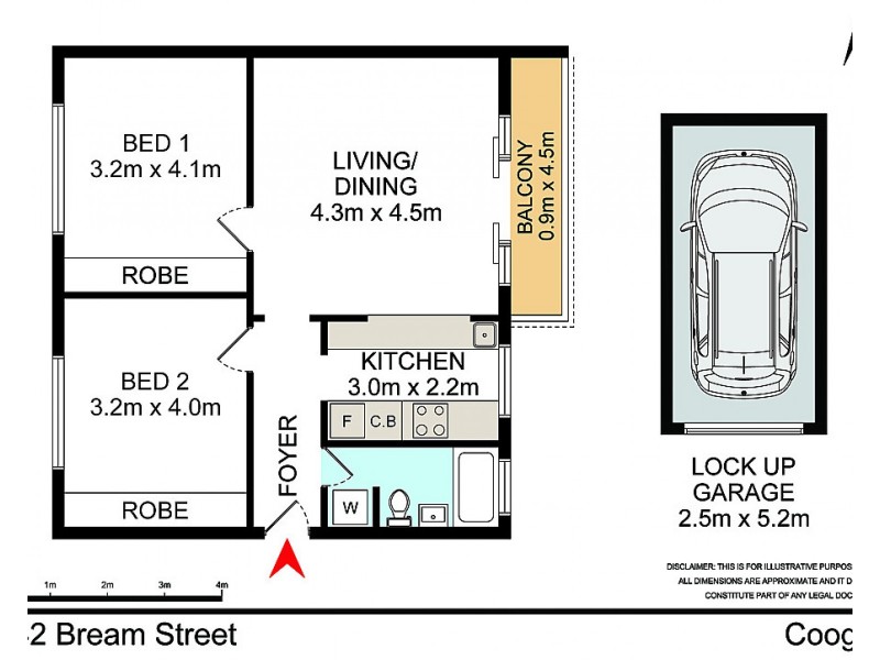 8/42 Bream Street, Coogee NSW 2034 Floorplan