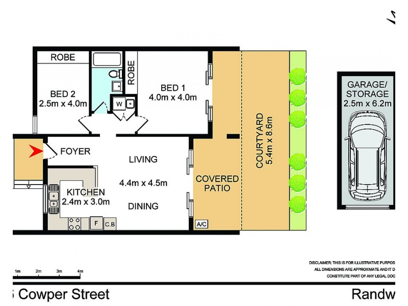 4/4-6 Cowper Street, Randwick NSW 2031 Floorplan
