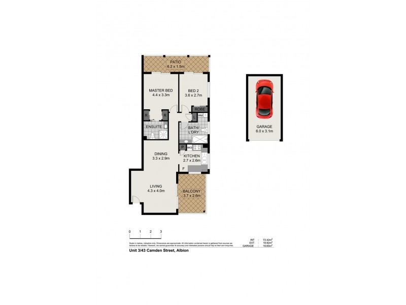 3/43 Camden Street, Albion QLD 4010 Floorplan