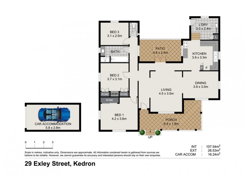 29 Exley Street, Kedron QLD 4031 Floorplan