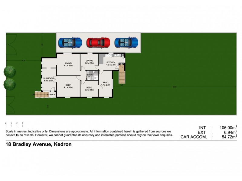 18 Bradley Avenue, Kedron QLD 4031 Floorplan
