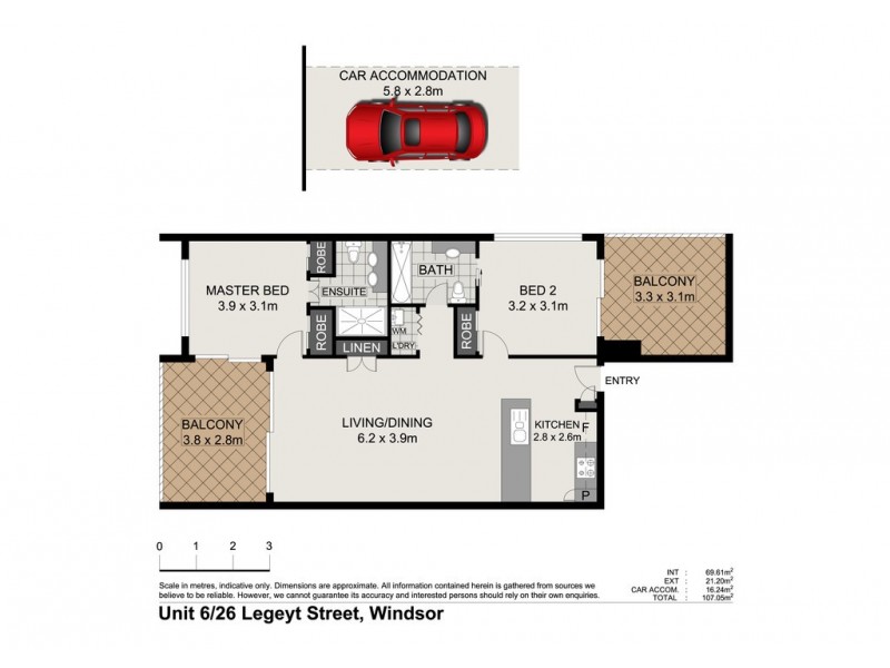 6/26 LeGeyt Street, Windsor QLD 4030 Floorplan