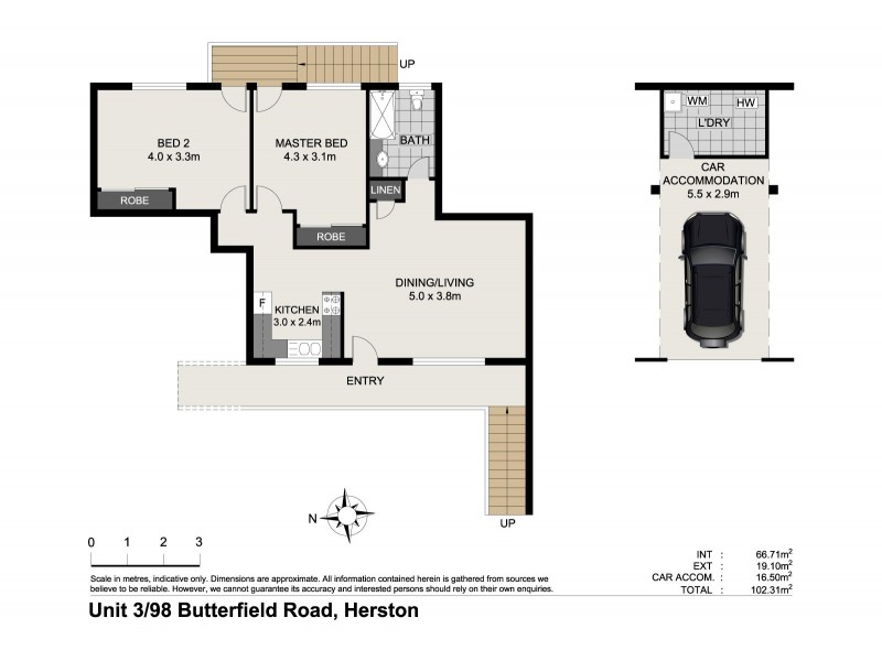 3/98 Butterfield Road, Herston QLD 4006 Floorplan