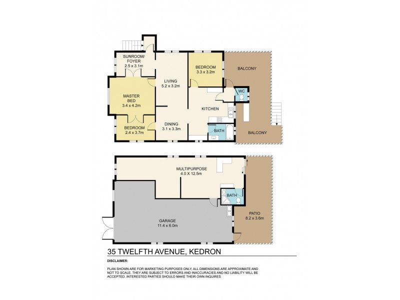 35 Twelfth Avenue, Kedron QLD 4031 Floorplan