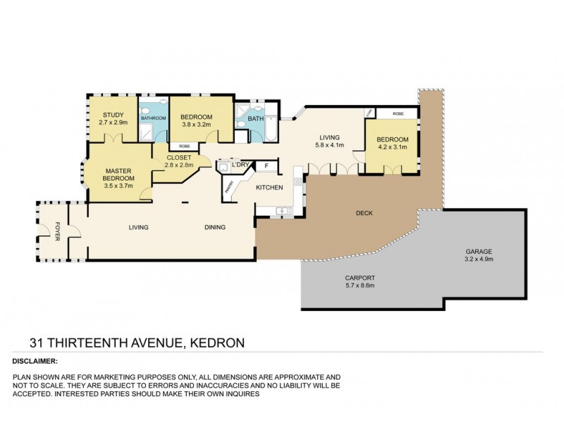 31 Thirteenth Avenue, Kedron QLD 4031 Floorplan
