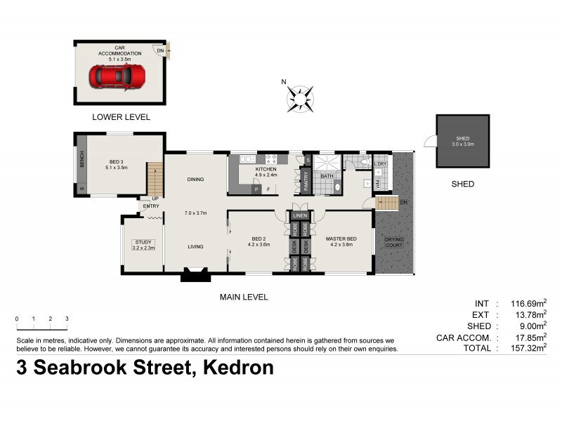 3 Seabrook Street, Kedron QLD 4031 Floorplan