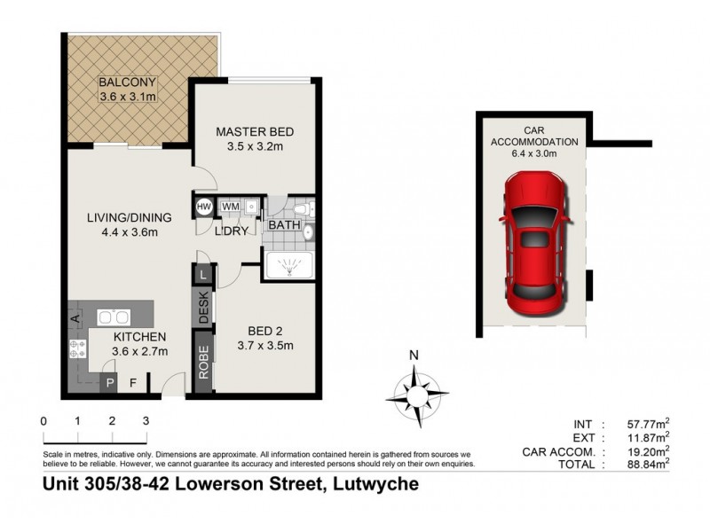 503/38-42 Lowerson Street, Lutwyche QLD 4030 Floorplan