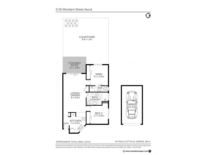 2/16 Mordant Street, Ascot QLD 4007 Floorplan