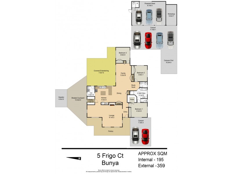 5 Frigo Court, Bunya QLD 4055 Floorplan