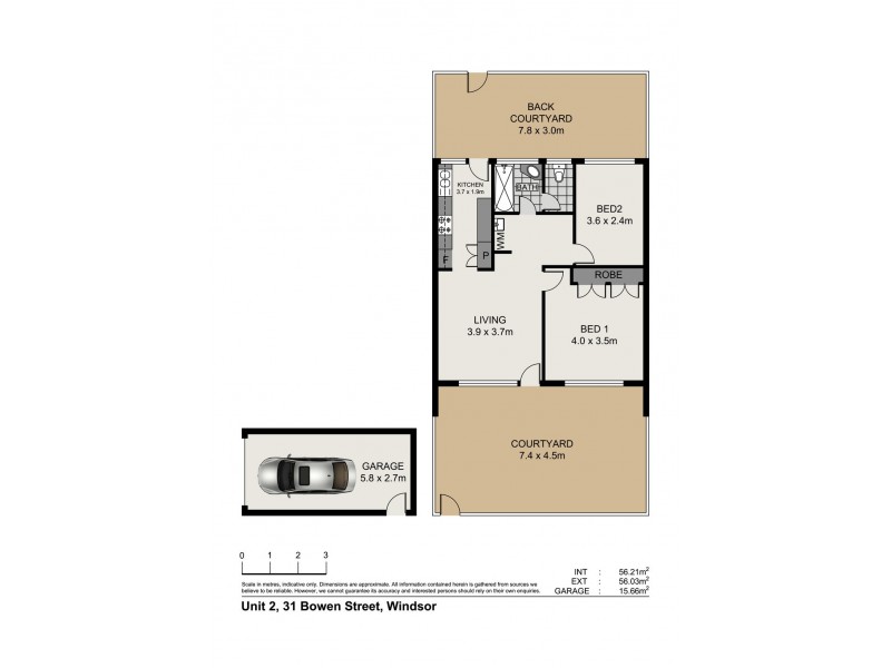2/31 Bowen Street, Windsor QLD 4030 Floorplan