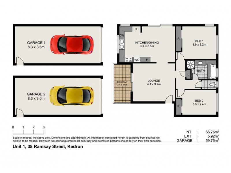 1/38 Ramsay Street, Kedron QLD 4031 Floorplan