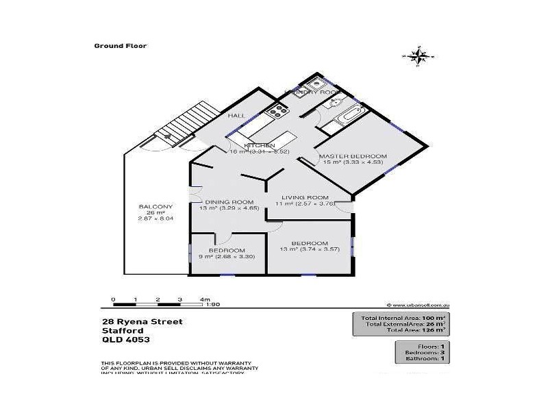 28 Ryena Street, Stafford QLD 4053 Floorplan