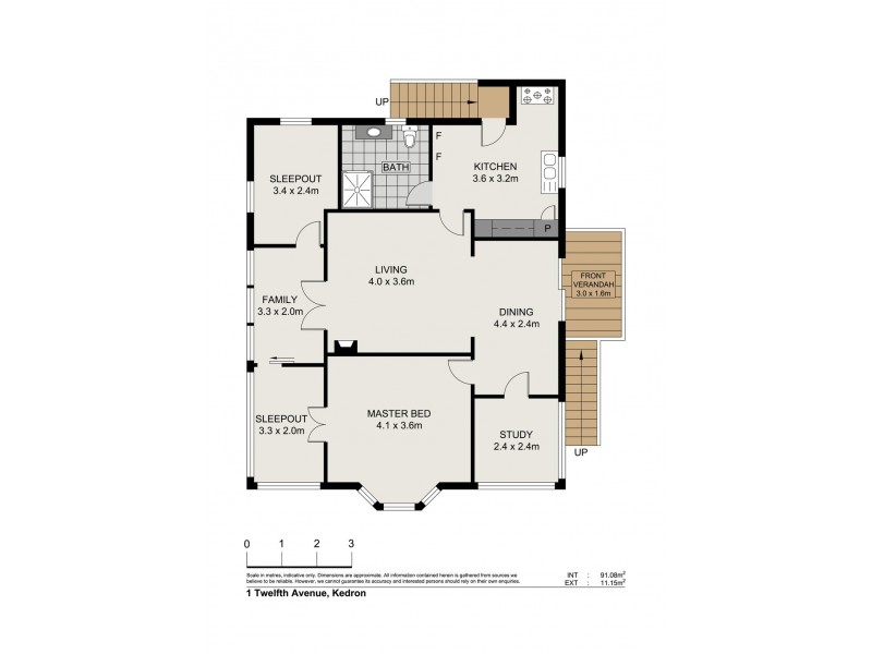 1 Twelfth Avenue, Kedron QLD 4031 Floorplan