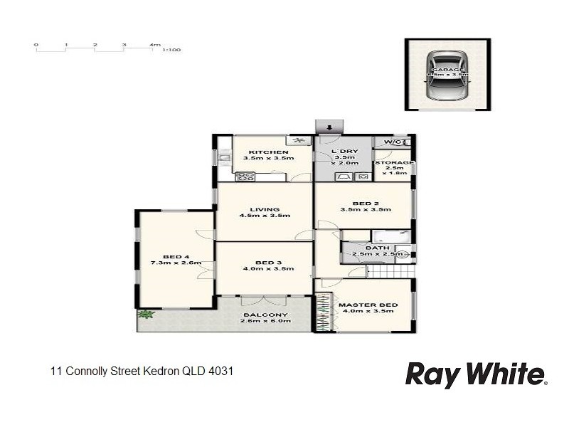 11 Connolly Street, Kedron QLD 4031 Floorplan