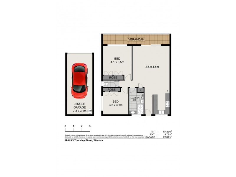 5/3 Thondley Street, Windsor QLD 4030 Floorplan