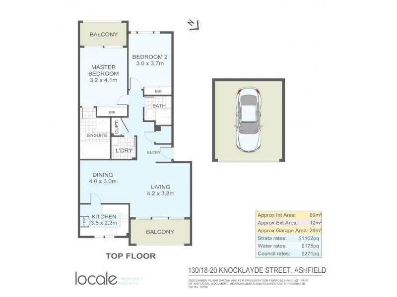 130/18-20 Knocklayde Street, Ashfield NSW 2131 Floorplan