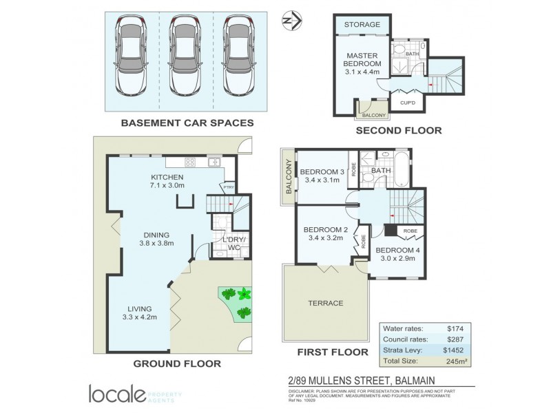 2/89 Mullens Street, Balmain NSW 2041 Floorplan