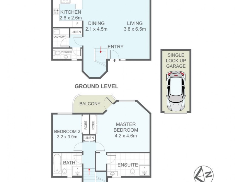 9/416-418 Great North Road, Abbotsford NSW 2046 Floorplan
