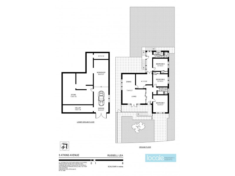 5 Atkins Avenue, Russell Lea NSW 2046 Floorplan