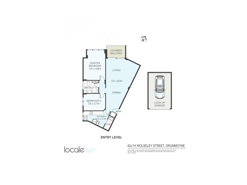 42C/14 Wolseley Street, Drummoyne NSW 2047 Floorplan
