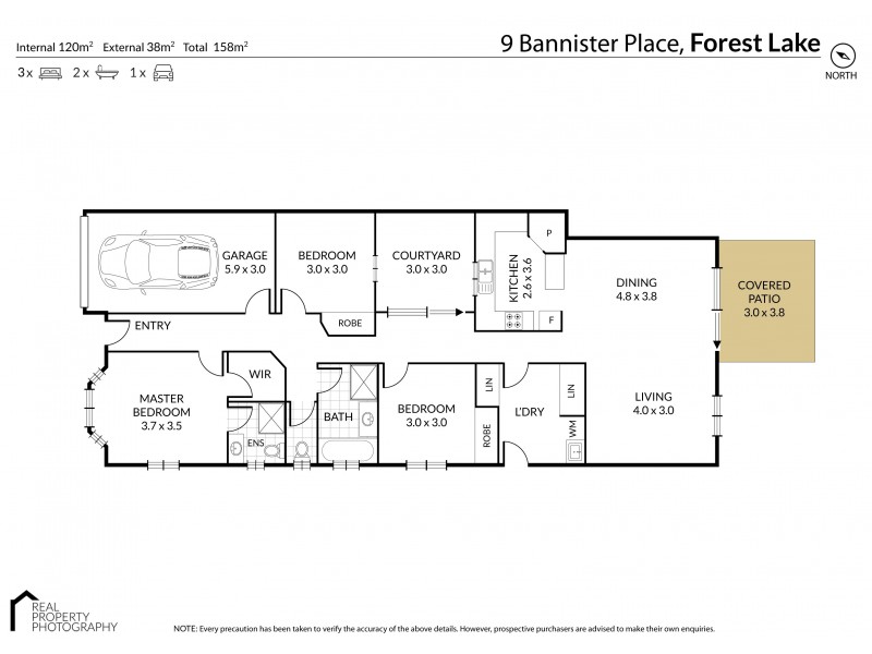9 Bannister Place, Forest Lake QLD 4078 Floorplan