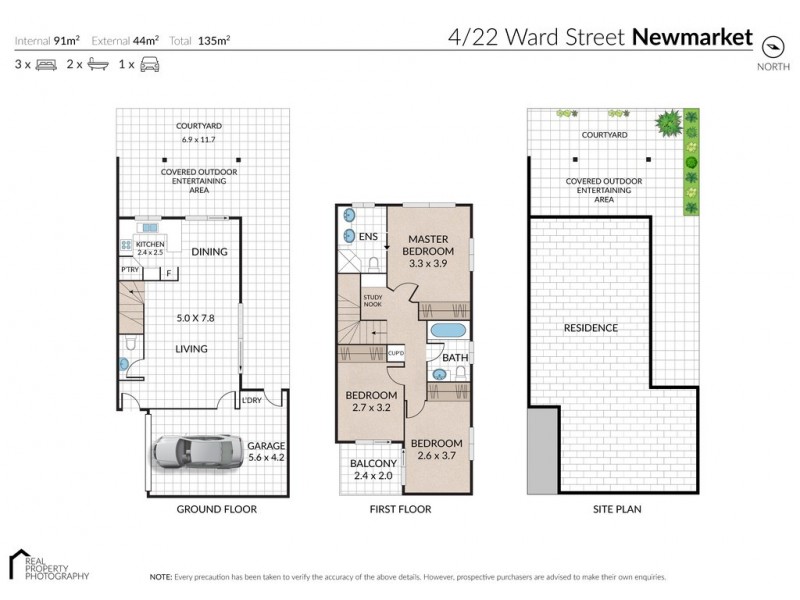 4/22 Ward Street, Newmarket QLD 4051 Floorplan
