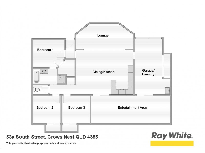 53a South Street, Crows Nest QLD 4355 Floorplan