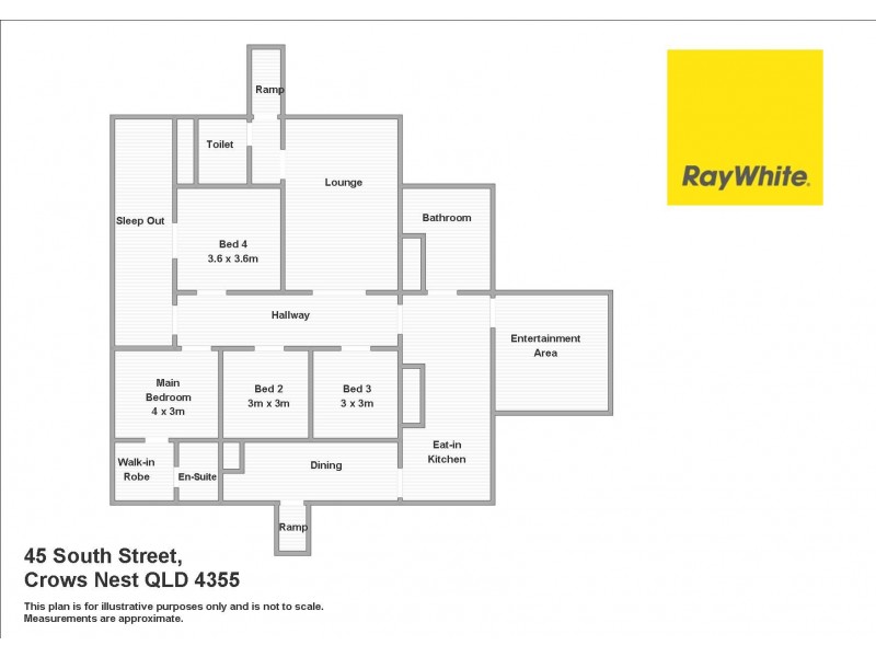 45 South Street, Crows Nest QLD 4355 Floorplan