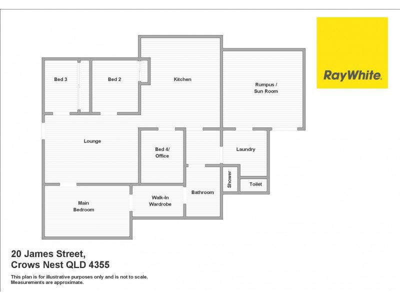 20 James Street, Crows Nest QLD 4355 Floorplan
