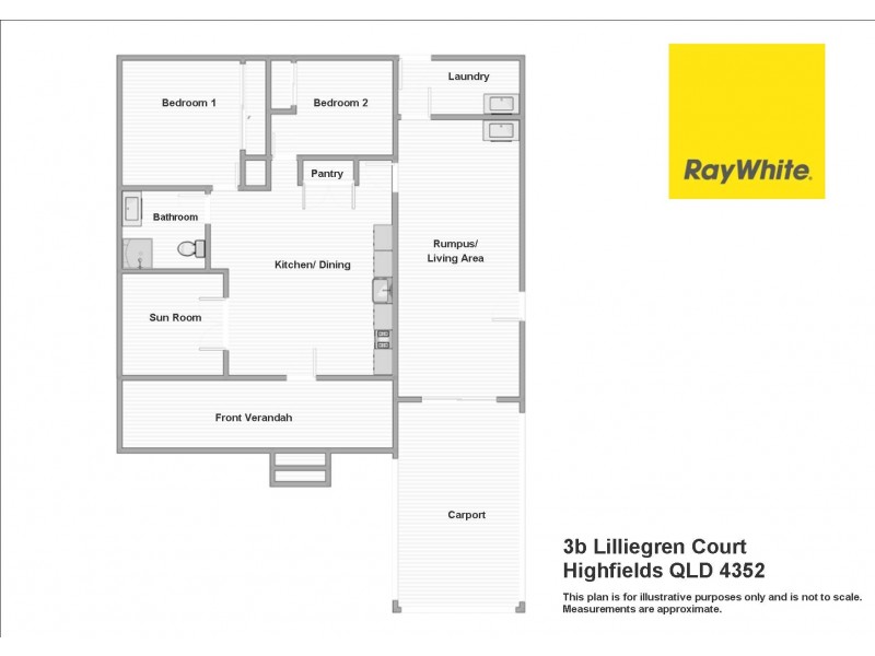 3B Lilliegren Court, Highfields QLD 4352 Floorplan