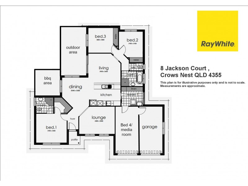 8 Jackson Court, Crows Nest QLD 4355 Floorplan