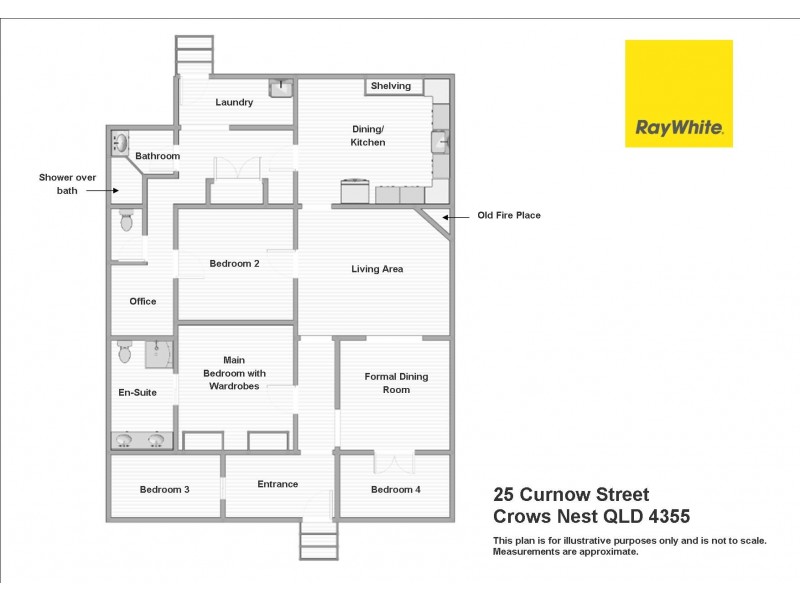 25 Curnow Street, Crows Nest QLD 4355 Floorplan