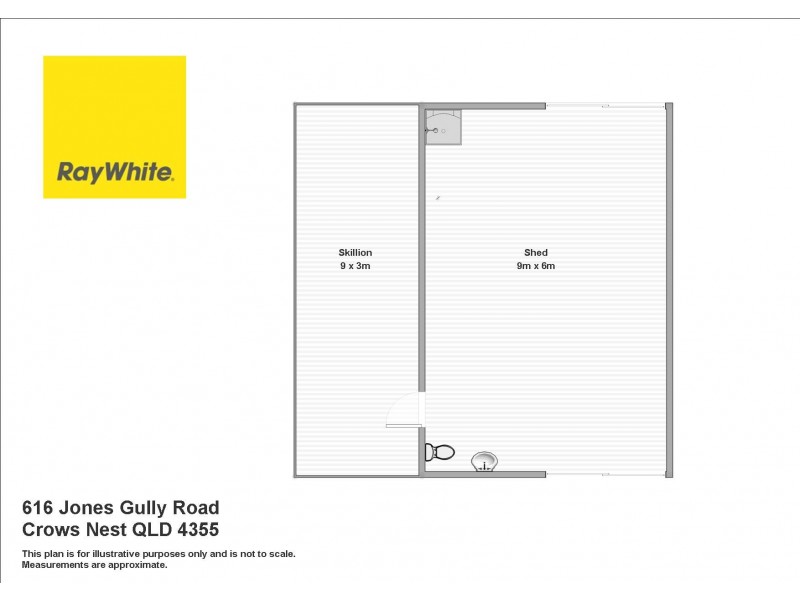 616 Jones Gully Road, Crows Nest QLD 4355 Floorplan