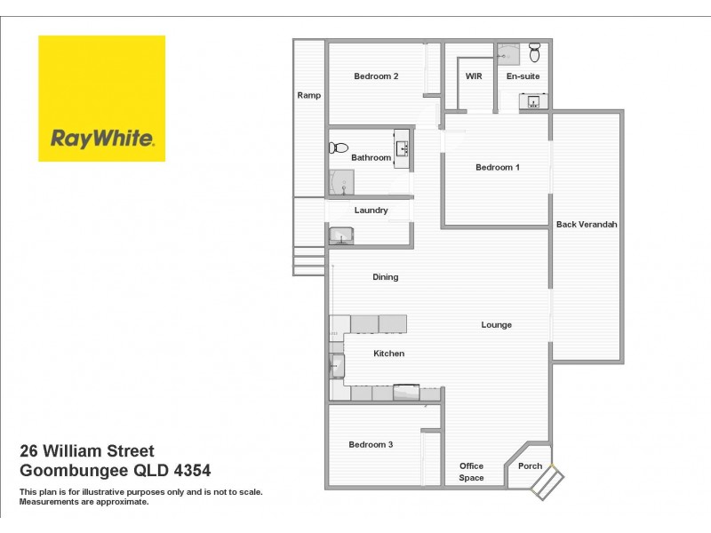 26 William Street, Goombungee QLD 4354 Floorplan