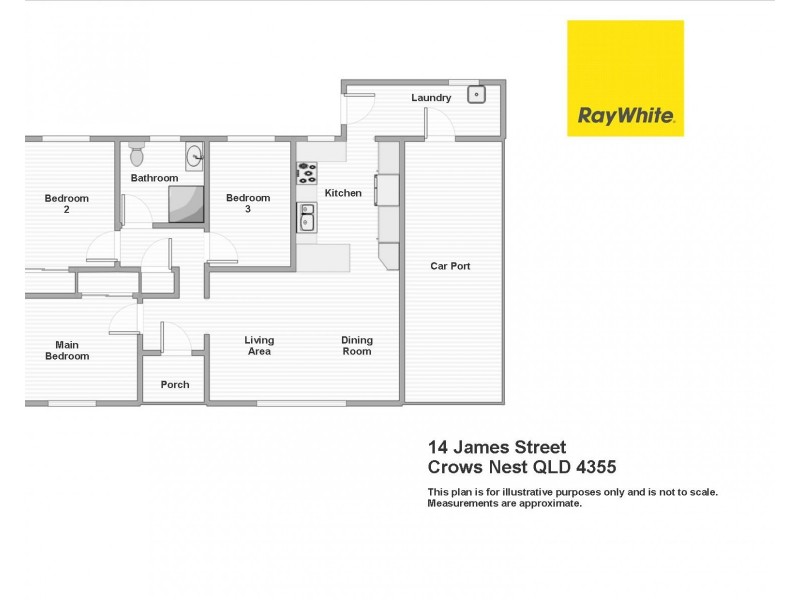 14 James Street, Crows Nest QLD 4355 Floorplan