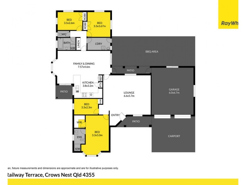 15 Railway Terrace, Crows Nest QLD 4355 Floorplan