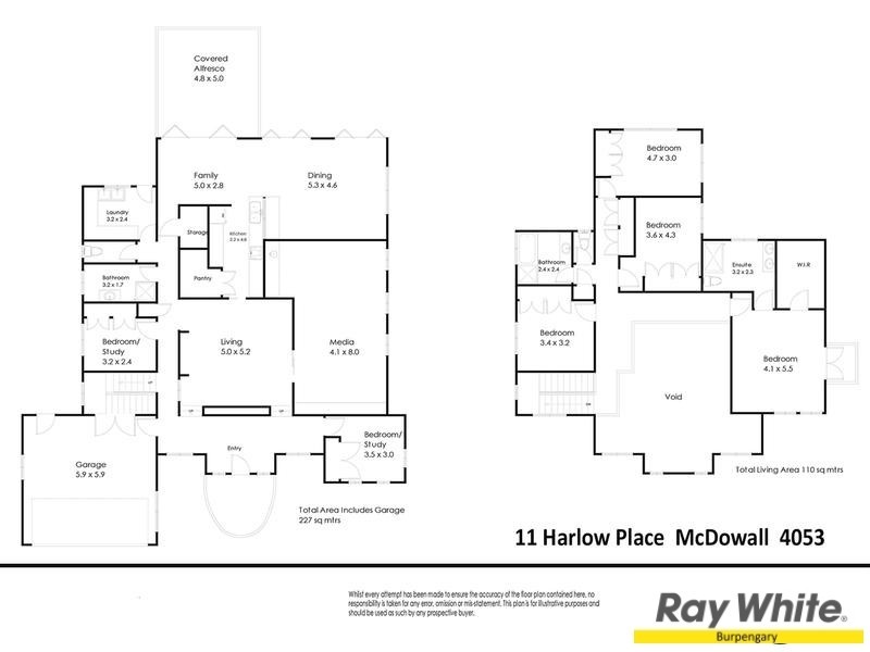 11 Harlow Place, Mcdowall QLD 4053 Floorplan