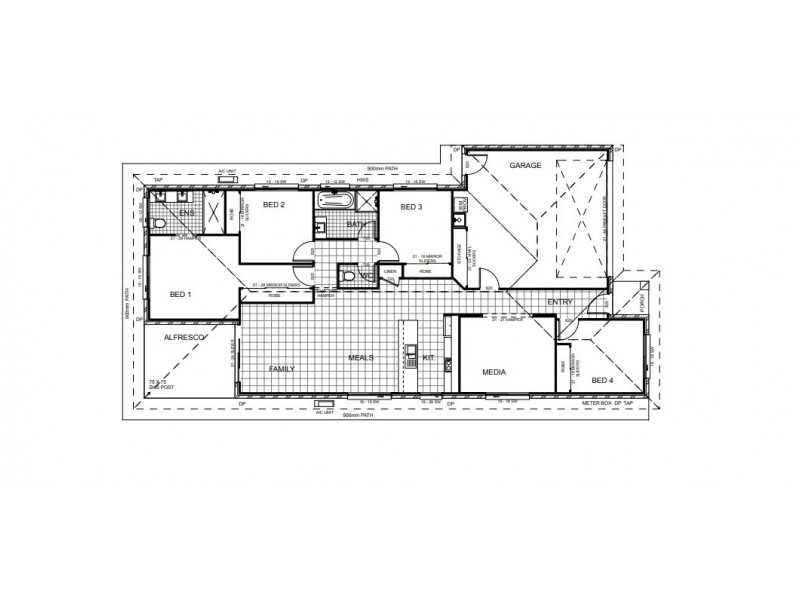 16 Fig Tree Circuit, Caboolture QLD 4510 Floorplan