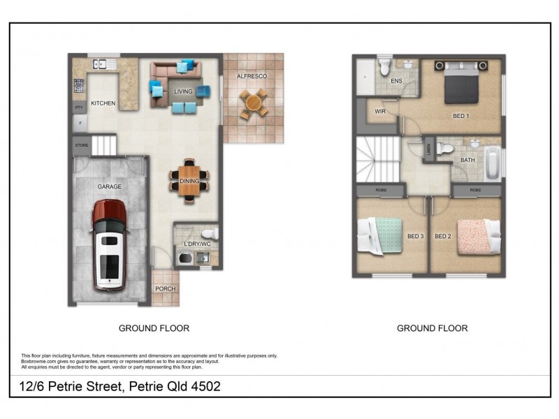 12/6-8 Petrie St, Petrie QLD 4502 Floorplan