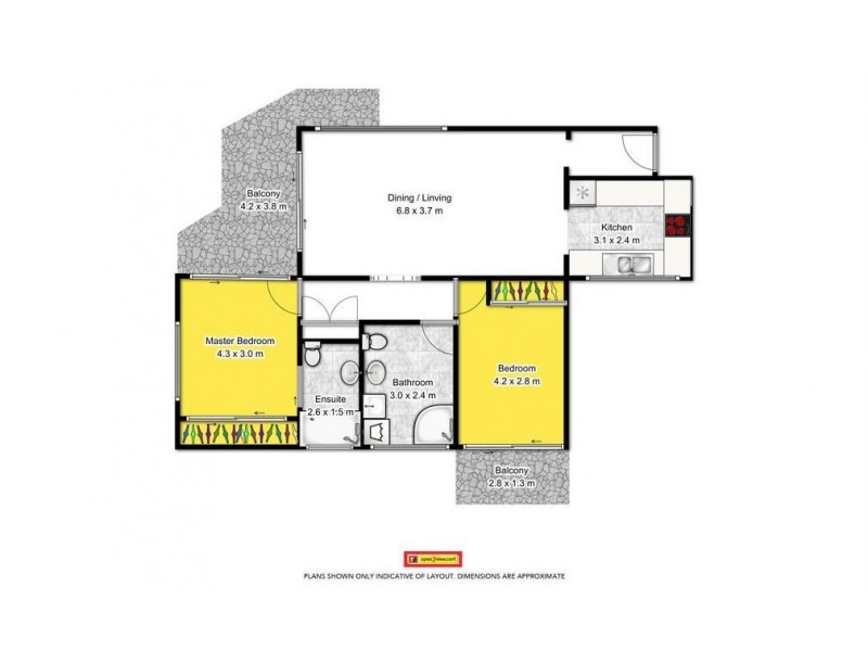 14/30 The Esplanade, Burleigh Heads QLD 4220 Floorplan