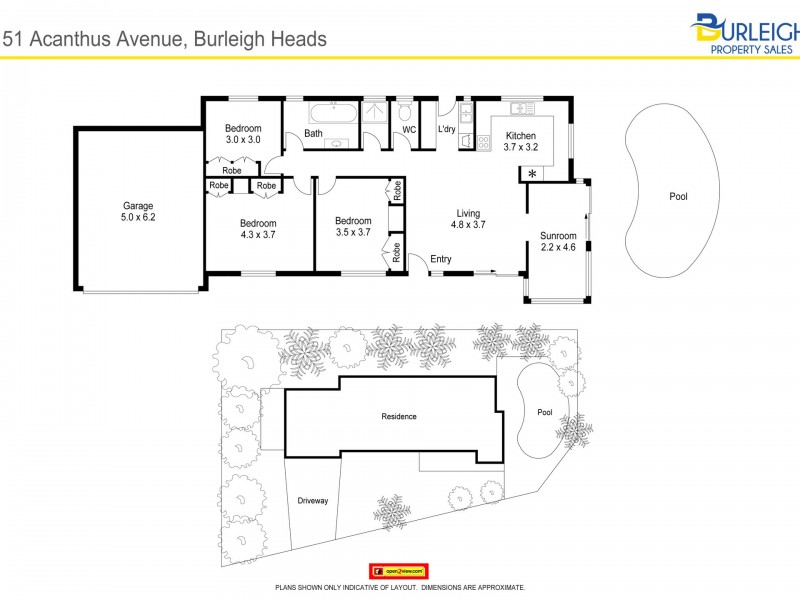 51 Acanthus Avenue, Burleigh Heads QLD 4220 Floorplan