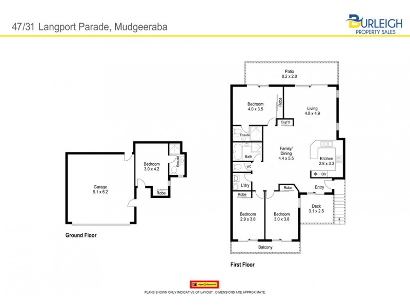 47/31 Langport Parade, Mudgeeraba QLD 4213 Floorplan