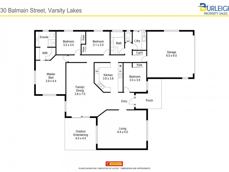 30 Balmain Street, Varsity Lakes QLD 4227 Floorplan