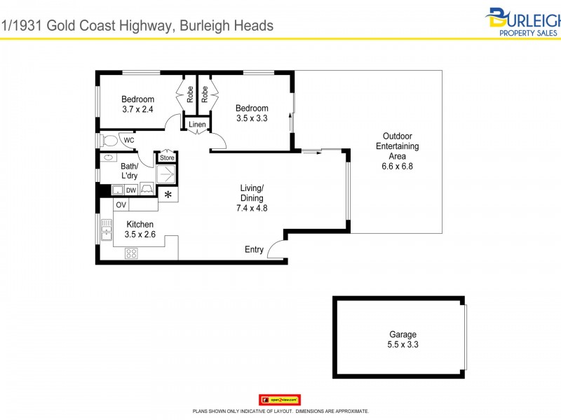 1/1931 Gold Coast Highway, Burleigh Heads QLD 4220 Floorplan