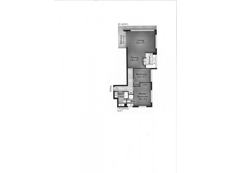 1A/52 Goodwin Terrace, Burleigh Heads QLD 4220 Floorplan