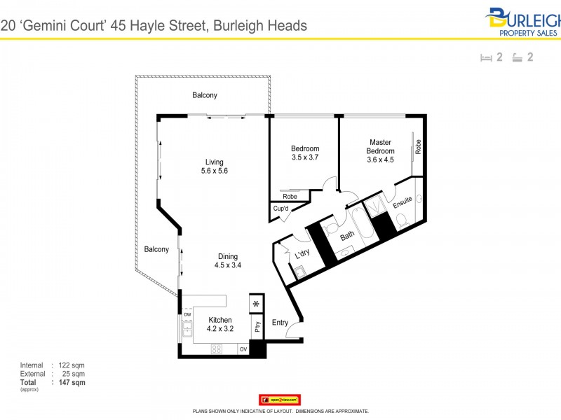 20/45 Hayle Street, Burleigh Heads QLD 4220 Floorplan