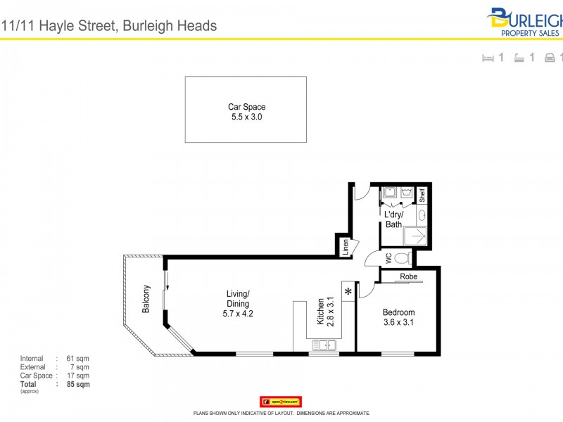 11/11 Hayle Street, Burleigh Heads QLD 4220 Floorplan