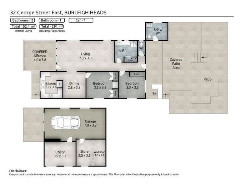 32 George Street East, Burleigh Heads QLD 4220 Floorplan