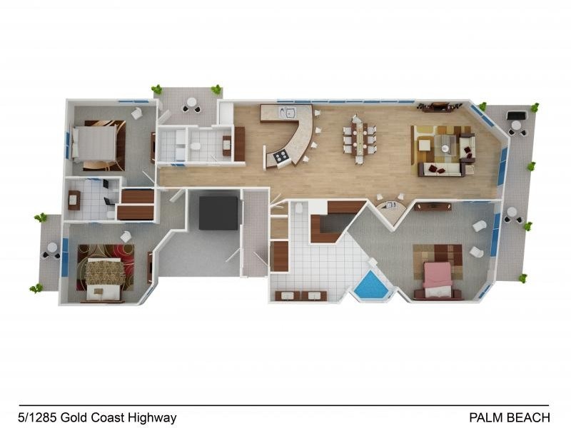 5/1285 Gold Coast Highway, Palm Beach QLD 4221 Floorplan
